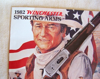 John Wayne Winchester Rifle catalog original 1982