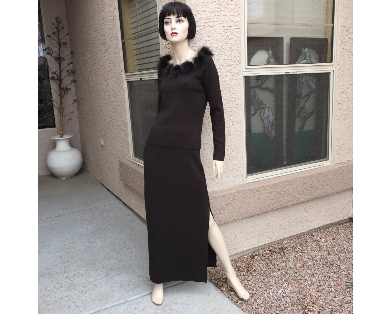 dana buchman sweater dress