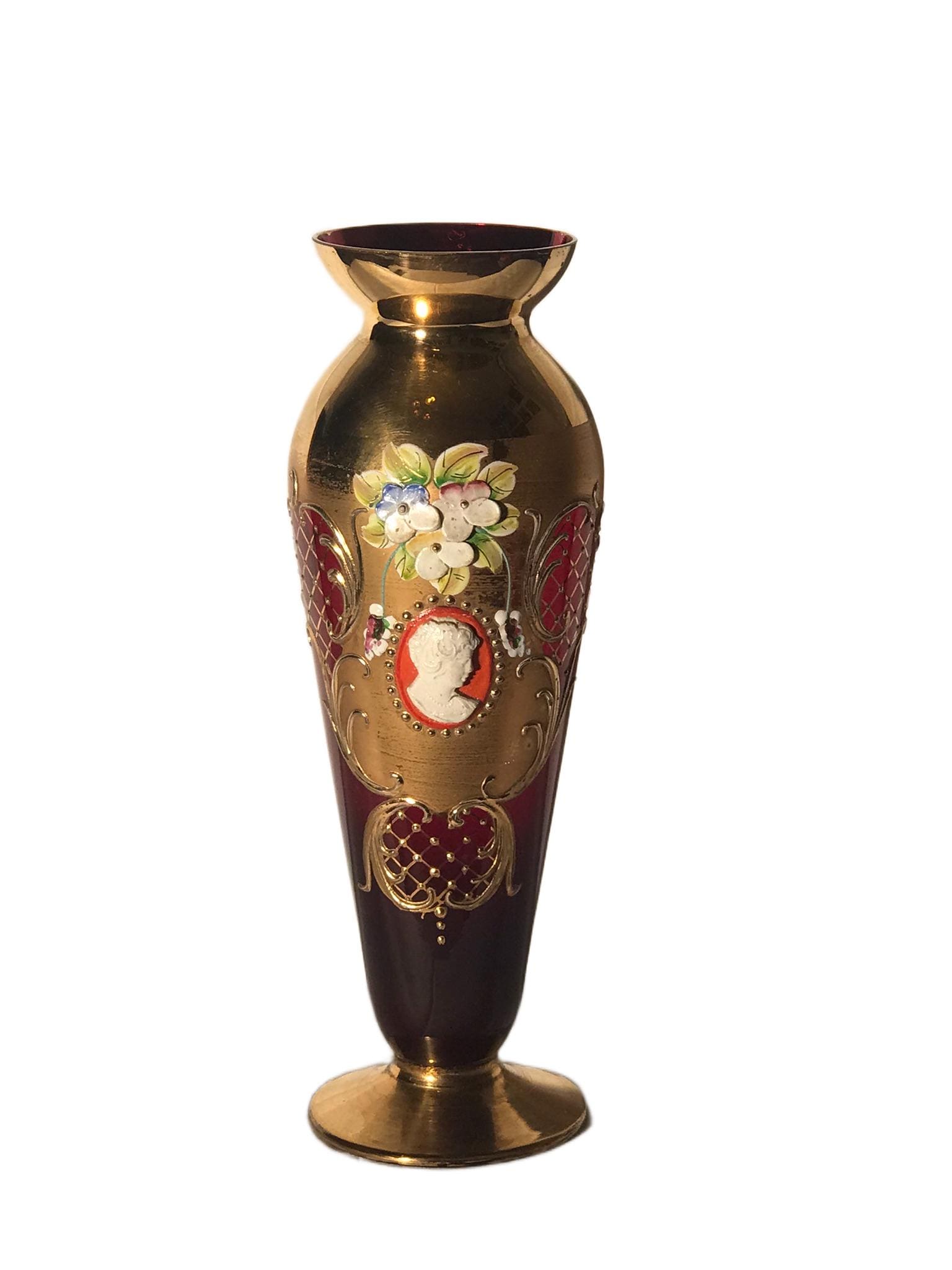 Important Vase Soliflore en Verre, époque Art Déco – 1930