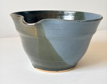 Bennington Pottery David Gil 1880 Elements Blue Batter Bowlvintage