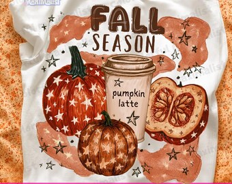 Coffee Weather PNG Shirt, Retro Fall Vibes PNG, Pumpkin Patch Sublimation, Cozy Fall Shirt PNG, Vintage Fall Png, Thanksgiving Png