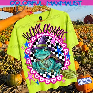 Hokucs Croakus Png | Funny Halloween Frog Digital Download | Viral Spooky witch Wizard Toad | Retro Sublimation Design