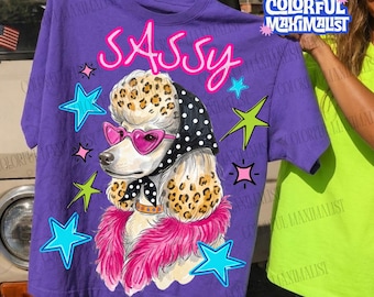 Poodles Png, Preppy Poodle Dog Shirt Deign, Funny Dog, Mom Summer Png, Coquette Poodle Lover, Trendy Animal Digital