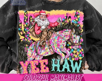 Preppy Howdy Christmas Png, Cowgirl Winter Shirt PNG, Trendy Western Xmas Sublimation Design, Digital Download