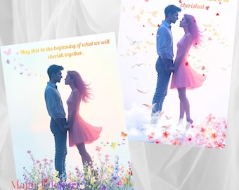 Meaningful Animated Love Cards Digital Set for Couples