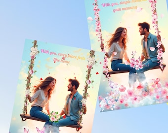 Animated Romantic Love Cards for Couples Digital Set