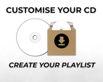 Custom Mixtape CD – Your Playlist to CD – Personalised Music Gift – Spotify/Apple Playlist – Fast Delivery