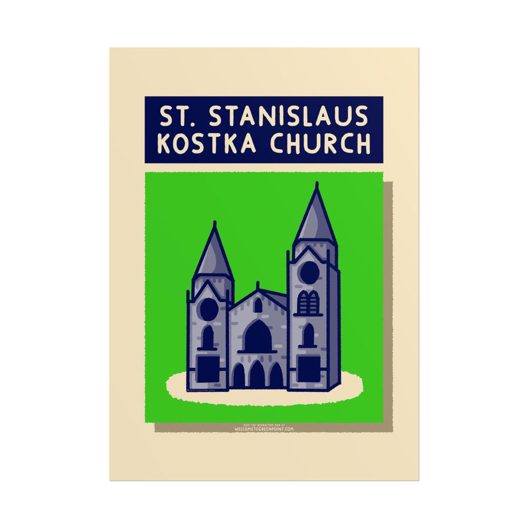 St. Stanislaus Kostka Church Poster | Giclée Print Poster - Etsy