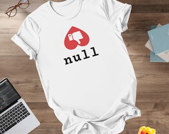 Déteste T-shirt nul, t-shirt développeur drôle, codage de l'humour, exception de pointeur nul, cadeau programmeur, ingénieur logiciel, base de données SQL, Java, Web