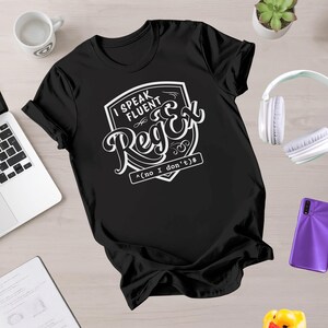 正規表現を流暢に話せるシャツ | 面白いプログラマーへのギフト | 正規表現のユーモア | Web開発者Tシャツ | データサイエンティスト | コーディングジョーク | Python