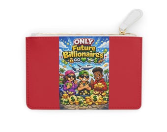 Only Future Billionaires Mini Clutch Bag | Kids Cartoon Money Design
