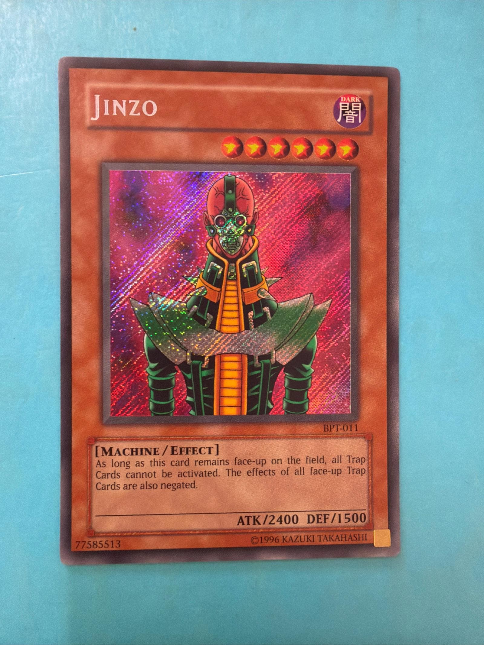 yugioh card back sleeves for mtg Jinzo - Myfi-en041 - Super Rare main image 0