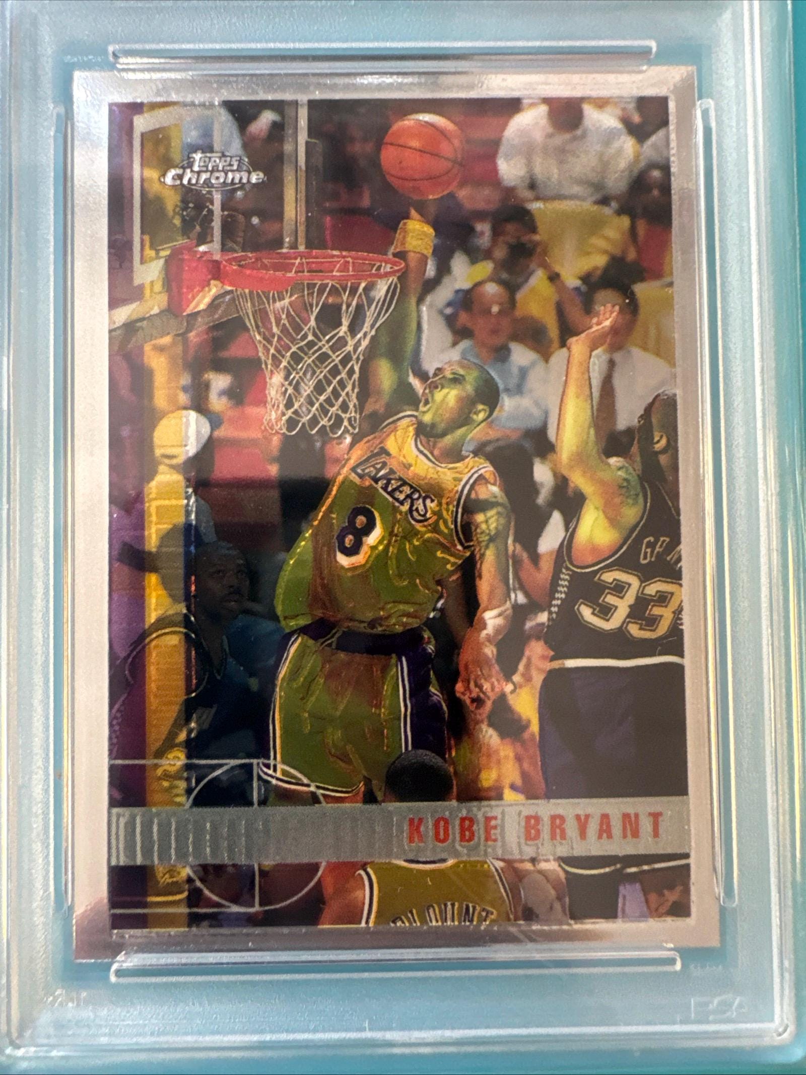 1997 Topps Chrome Kobe Bryant #171 PSA 8 NM-MT 2nd Year Card - Etsy