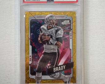 2024 Topps Cosmic Chrome Tom Brady GOLD Interstellar Card  #63 PSA 10 Gem Mint Low POP