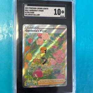 gardenia's vigor pokemon card value 2023 Pokemon Sword And Shield Crown Zenith Gardenia's Vigor #GG61 PSA   Common Lands
