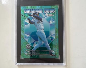1997 Topps Chrome Ken Griffey Jr./Jay Buhner Diamond Duos SGC 9 MINT