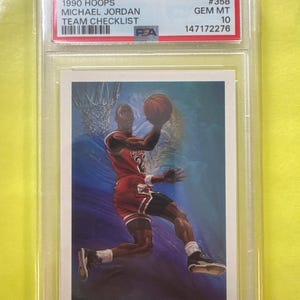Michael Jordan Psa 10 - Etsy