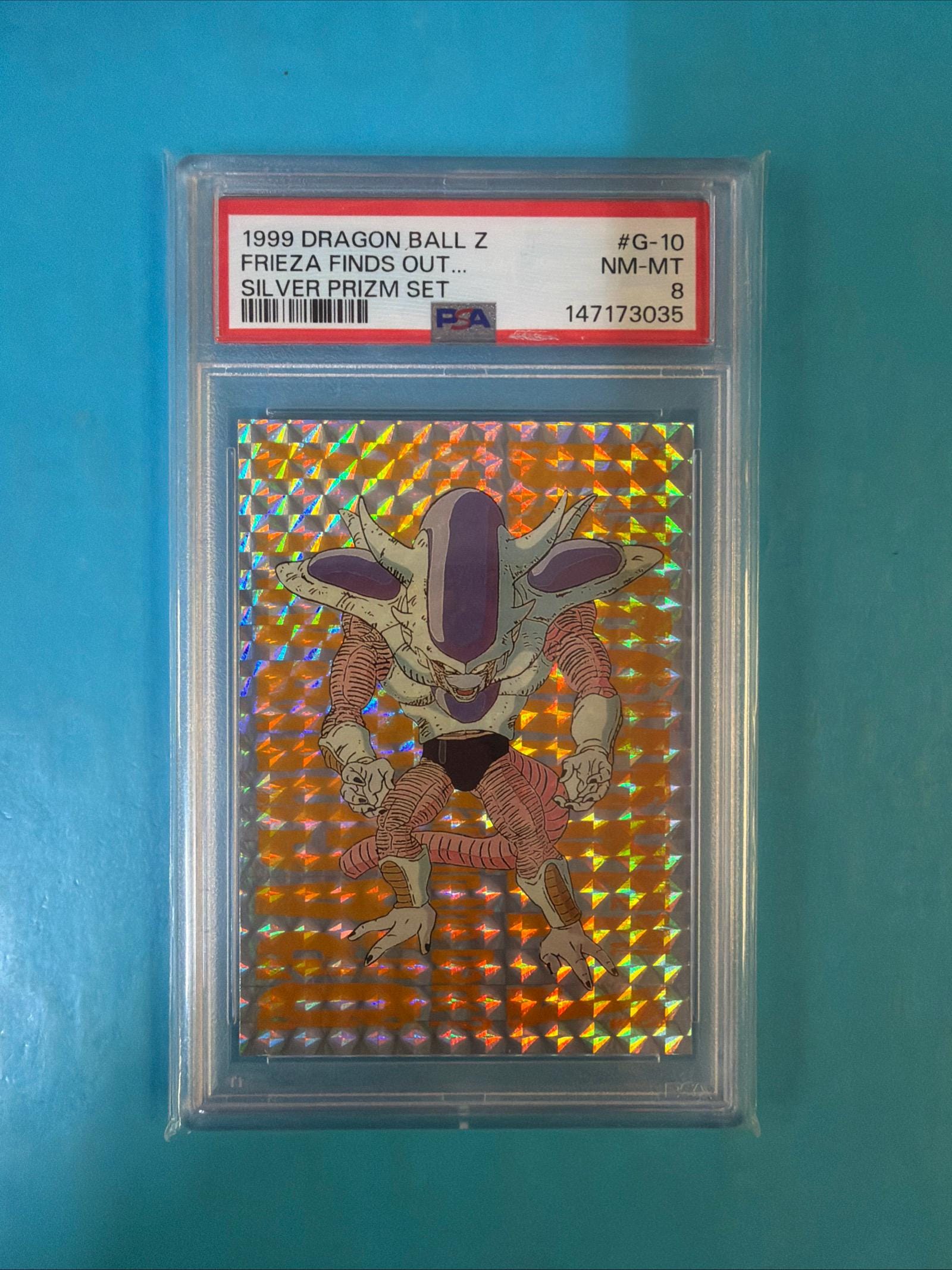 1999 Dragon Ball Z #G-10 Frieza Finds Out Silver Prizm PSA 8 - Etsy