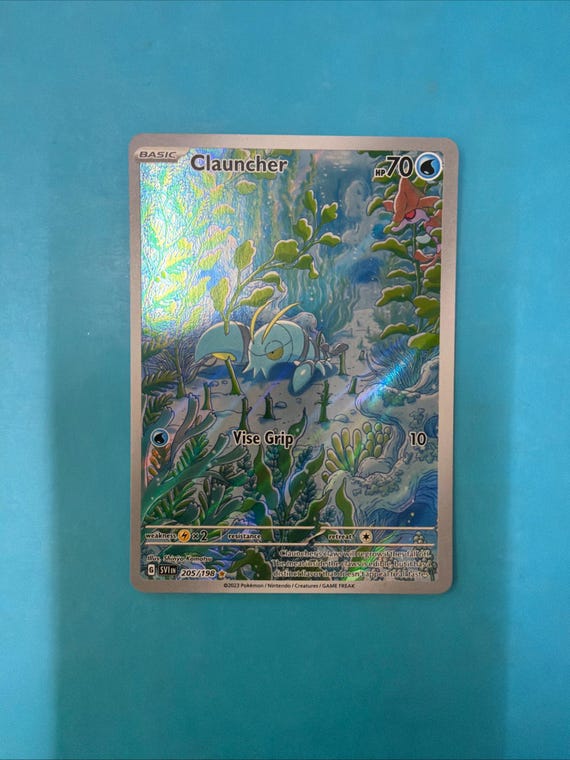 pokemon clauncher card 2023 Japanese Violet Ex United Kicks Water Water Water Gun (10) Water Clauncher (Crimson Blaze #22/103, 1-Diamond)