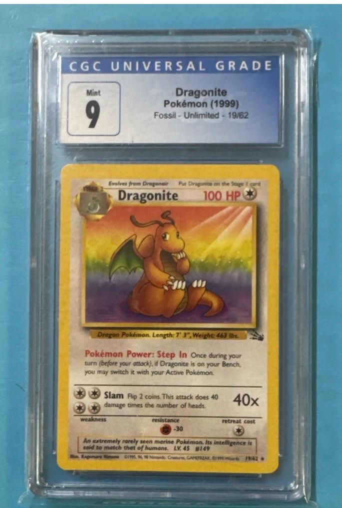 dragonite pokemon card 19 62 Amazon.com: Pokemon Dragonite 4/62 Holo Card [Toy] : Toys & Games