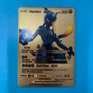 mewtwo gx dark nova pokmon gold card Mewtwo GX Dark Nova Gold Card - Collector's Zambia