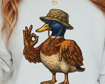Lustige Entenjagd PNG, trendiges Design, Entenjagd png, lustige Jungenjagd desgin, Jagdthema, Stockentenente, Entenillustration