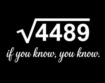67 Meme Square Root 4489 - Teen Six Seven Slang Mathe-Lehrer PNG, digitaler Download, Mathe-Meme, Mathe-Lehrer Grafik, Sechs-Sieben-Slan