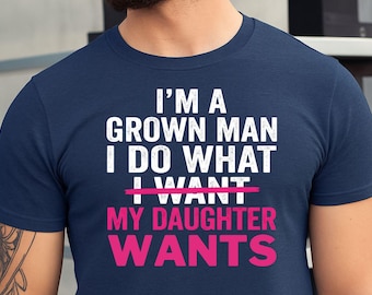 Lustiger Papa PNG, Papa lustiges Geschenk, Geschenk von Tochter, Tochter liebt Papa, Urlaub Humor png, Distressed T-Shirt, Papa Geschenkideen, Familienwitz