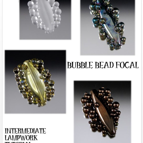 Tutorial intermedio sul lavoro in muratura - Perline Bubble Focal di That Bead Girl