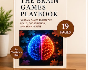 子供と大人のための脳トレゲーム集｜集中力、協調性、認知能力（PDF電子書籍）