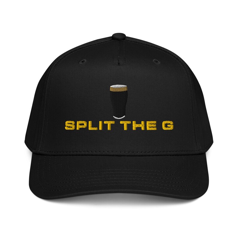Split the G embroidered 5 panel cap