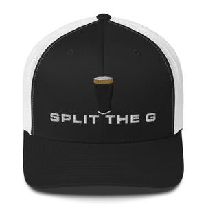 Split the G hat embroidered Trucker Cap
