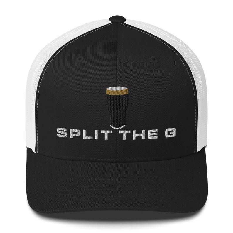 Split the G hat embroidered Trucker Cap
