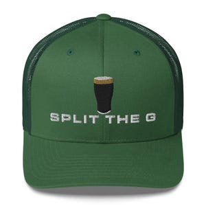 Split the G hat embroidered Trucker Cap