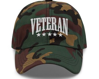 veteranischer Hut bestickte Baseballkappe eute mütze bestickte mütze bestickte mütze bestickt mütze bestickt
