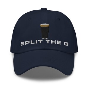 Split the G hat embroidered baseball cap