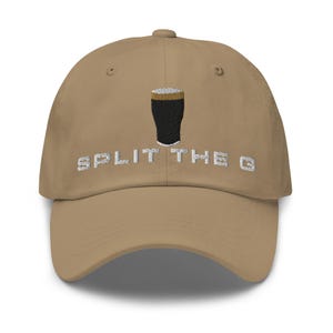 Split the G hat embroidered baseball cap
