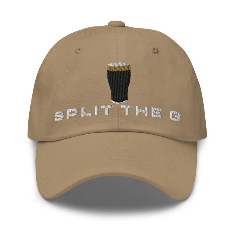 Split the G hat embroidered baseball cap