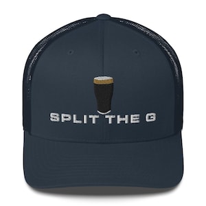 Split the G hat embroidered Trucker Cap