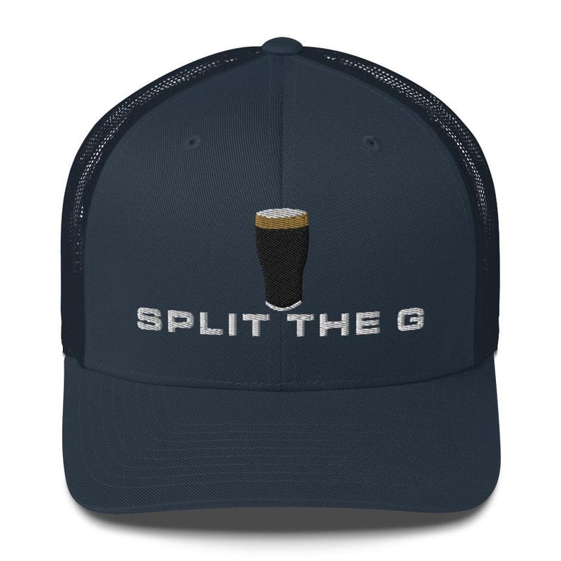 Split the G hat embroidered Trucker Cap