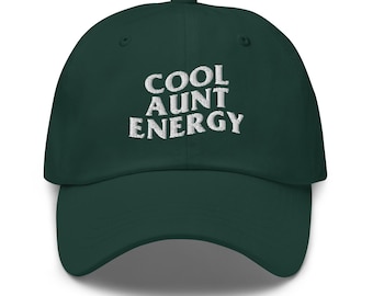 Cappellino Cool Aunt Energy nella mia era da mamma Cappellino da baseball ricamato Cool Aunts Club Regalo di compleanno per zia Regalo per la migliore zia Cappello con cappuccio Auntie Club