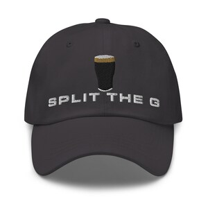 Split the G hat embroidered baseball cap
