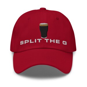 Split the G hat embroidered baseball cap