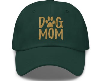 Hundemama Hut gestickte Baseballmütze Lustige Hundemütze Hundegeschenke Netter Hund Pfote Hundemama neue Hundebesitzer Liebhabergeschenk Tier retten Hundepapa