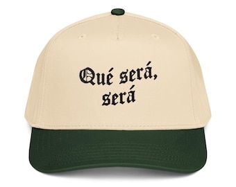 Whatever Will be, Que Sera, Sera bestickte 5-Panel-Kappe