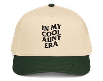 Nel mio fantastico berretto ricamato Aunt Era a 5 pannelli, regalo di compleanno per zia, regalo per la migliore zia, cappello con cappuccio Auntie Club