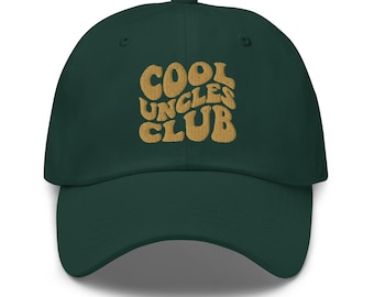 Cool uncles club embroidered Dad hat baseball cap Pregnancy Announcement for Uncle for New Uncle Christmas Gift for Uncle