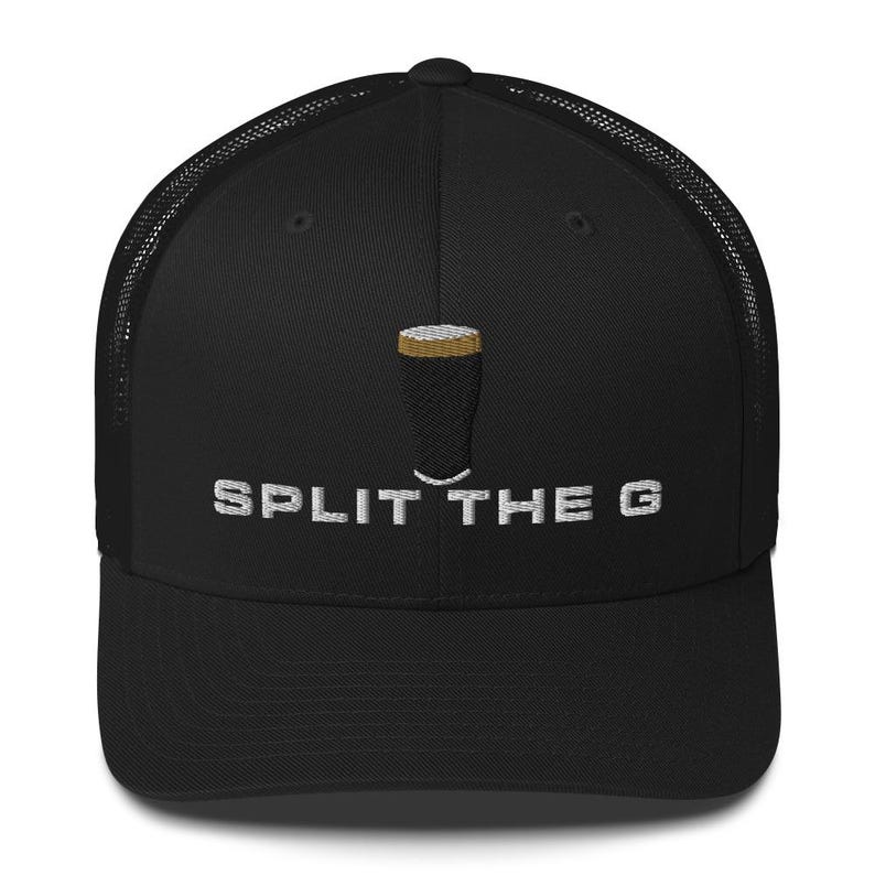 Split the G hat embroidered Trucker Cap