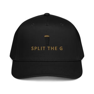 Split the G embroidered 5 panel cap