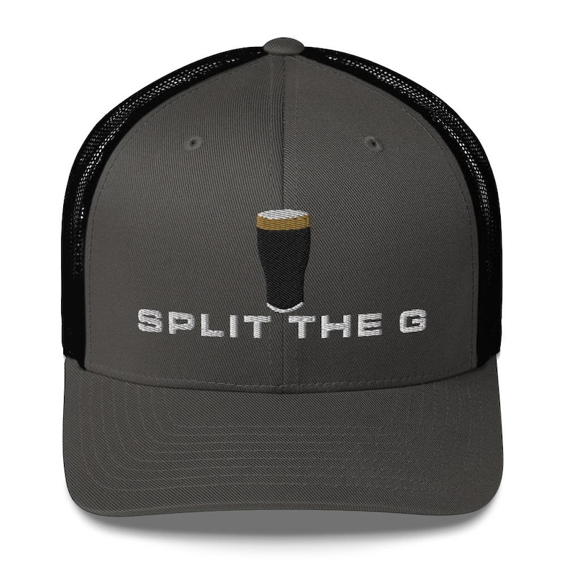 Split the G hat embroidered Trucker Cap